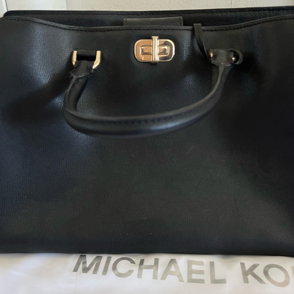 Michael Kors Black Leather